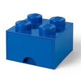 Opberglade Brick 4, Blauw - LEGO
