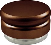 scarlet espresso | Tamper "Flat" voor barista; voor perfecte afzuiging met zeefdragermachines; voor zeven met een diameter van 58 mm; stevig ontwerp met een gewicht van 490 g.