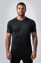 M Double You - T-Shirt trap logo (S - Zwart) - Sport Shirt Heren