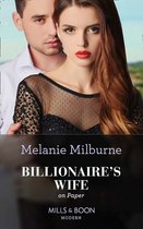 Conveniently Wed! 25 - Billionaire's Wife On Paper (Mills & Boon Modern) (Conveniently Wed!, Book 25)