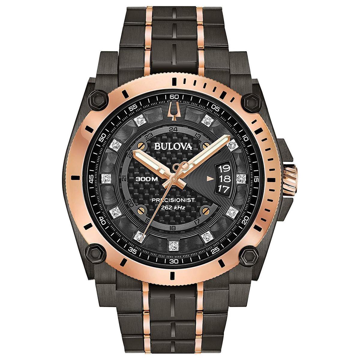 Bulova Precisionist 98D149 Horloge - Staal - Grijs - Ø 46 mm