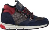 Koel4kids Ko650 Hoge sneakers - Leren Sneaker - Jongens - Blauw - Maat 25