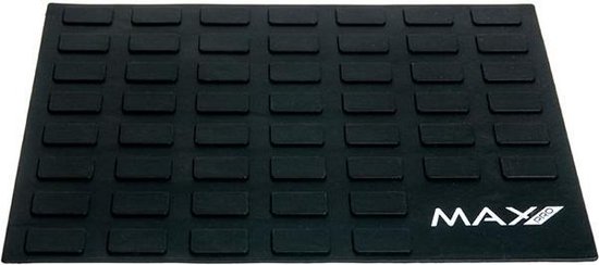 Max Pro Hittebestendige Mat - Hittebescherming - Hitte Bescherming Haarverzorging - Beschermt tot 180°C - Zwart