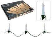 Kerstverlichting kaarslamp 30 stuks voor binnen en buiten