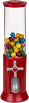 Kauwgomballen automaat rood 31 cm - Snoepautomaat - Kauwgombal dispenser