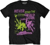 Sex Pistols Heren Tshirt -M- Japanese Poster Zwart