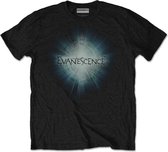 Evanescence Heren Tshirt -M- Shine Zwart