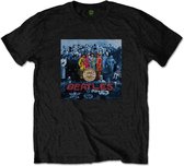 The Beatles - Sgt Pepper Blue Heren T-shirt - M - Zwart