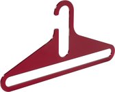 De Kledinghanger Gigant - 12 x Garderobehanger Ron plexiglas rood transparant, 44 cm