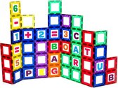 Playmags Set ABC de carrelages magnétiques 3D - 80 pièces