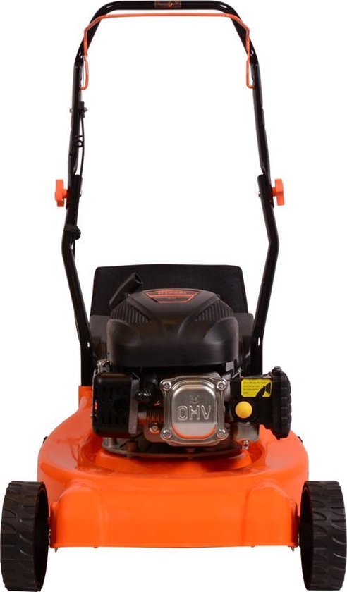 Kibani Benzine Grasmaaier - 94 cc / 2.1 pk 4-takt Motor – Maaibreedte 40 cm – 3 Instelbare Maaihoogtes - Incl. 40L Opvangbak
