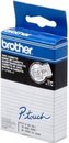 Brother Gloss Laminated Labelling Tape - 12mm, Gold/Clear