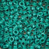 Hobbypakket - Eyelets dark aqua 25 pcs. - 1 stuk
