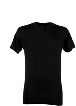 Alan Red - West-Virginia T-shirt V-Hals Zwart 2-Pack - Maat M - Regular-fit