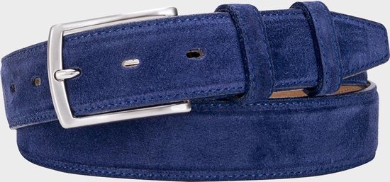 Michaelis Riem Blauw Suede Zilveren Gesp - 115 | bol.com