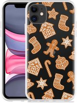 Geschikt voor Apple iPhone 11 Hoesje Christmas Cookies - Designed by Cazy