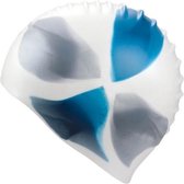 Beco Bonnet de Bain Unisexe Silicone Blanc / Bleu / Argent Taille Unique