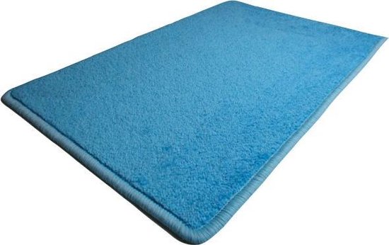 Tapijtkeuze Karpet Banton - 80x150 cm - Lichtblauw