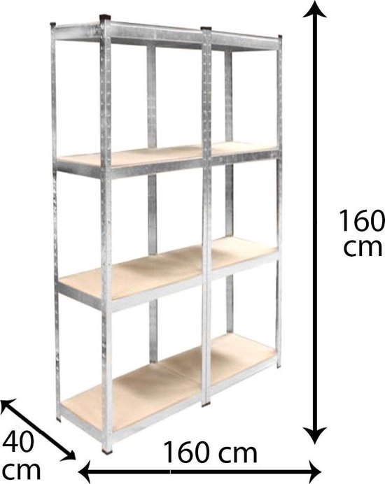 alarm Hoelahoep Mysterie Grafner stellingkast 700 kg 2 stuks | bol.com