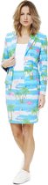 OppoSuits Flamingirl - Vrouwen Kostuum - Gekleurd - Carnaval - Maat 38