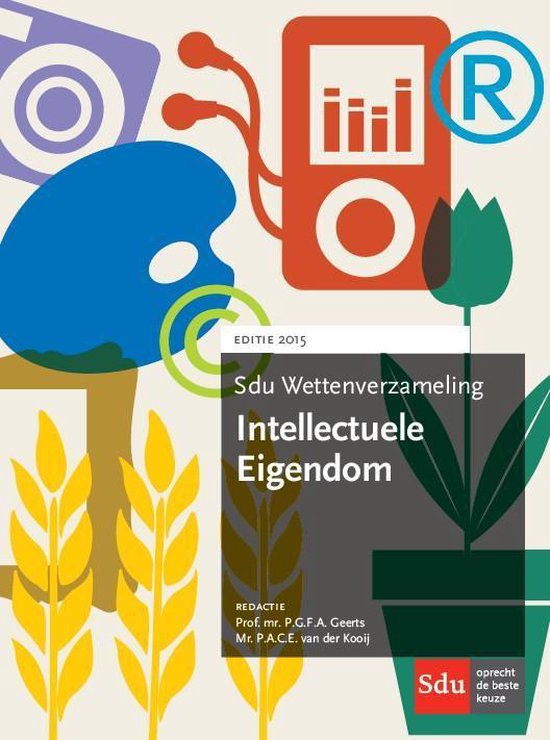 Sdu wettenverzameling - Sdu wettenverzameling intellectuele  ... - cover