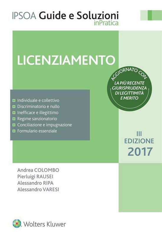 Licenziamento - cover