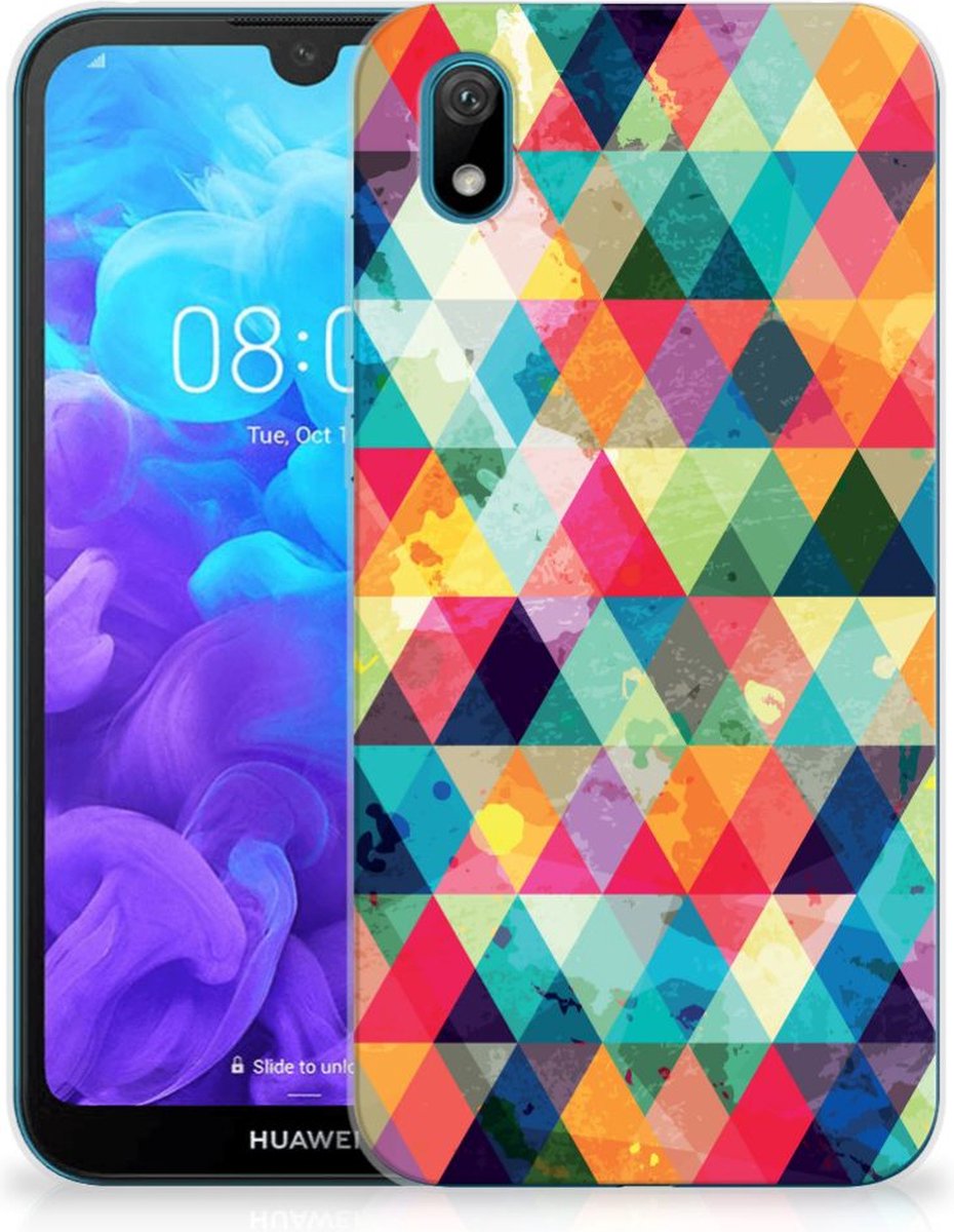 Huawei Y5 (2019) TPU bumper Geruit