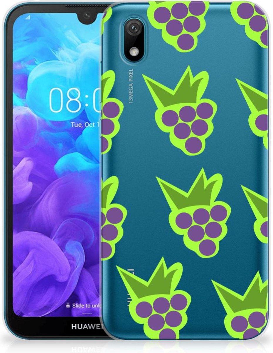 Huawei Y5 (2019) Siliconen Case Druiven
