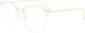 Icon Eyewear TCA353 Vernazza Leesbril +3.00 - Goudkleurig frame - Transparant montuur