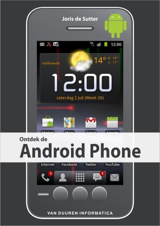 Cover van het boek 'Ontdek de Android Phone' van De Sutter