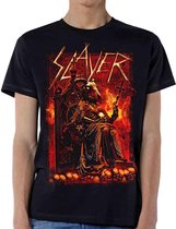 Slayer - Goat Skull heren unisex T-shirt zwart - M
