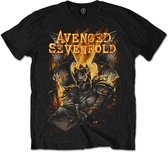 Avenged Sevenfold Heren Tshirt -XL- Atone Zwart