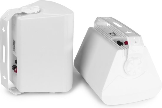 Speakerset, geschikt voor buiten - Power Dynamics BC50V witte speakerset voor 100V systemen en 8 Ohm - 120W van Power Dynamics — afbeelding 4