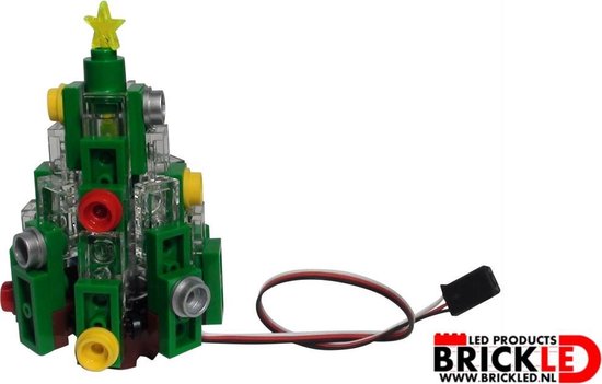 hemel Spreek uit staan BrickLED 1 x Kerstboom - Wit warm - Verlichting voor LEGO | bol.com