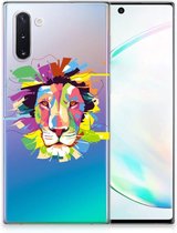 Telefoonhoesje met Naam Geschikt voor Samsung Galaxy Note 10 Lion Color