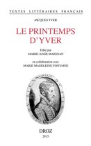 Textes littéraires français - Le printemps d'Yver