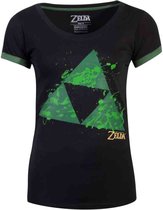 Zelda - Triforce Splatter Women's T-shirt - L
