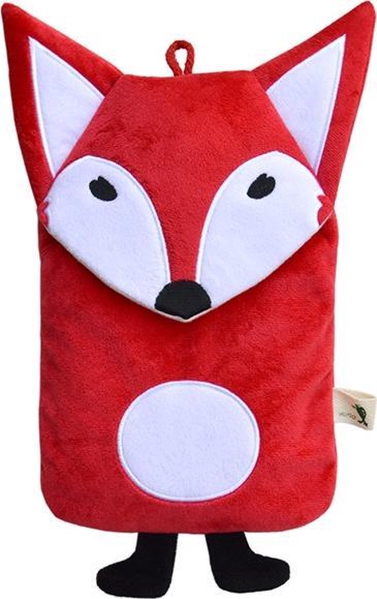 Goedkoopste Hugo Frosch warmwaterkruik vos rood 0,8L - kinderkruik vos 23x14 cm