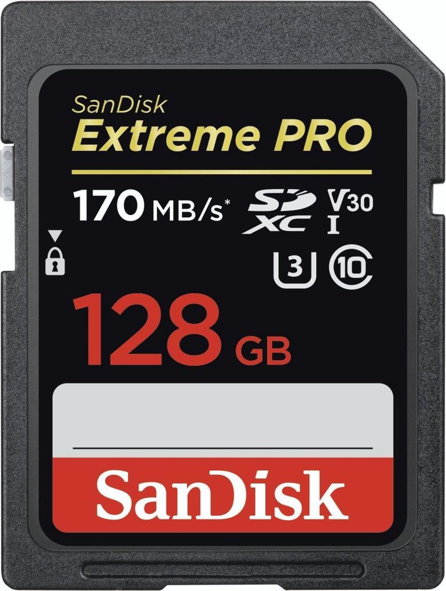 SanDisk SDXC Extreme Pro 128GB 170MB/s
