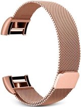 Fitbit Charge 2 Luxe Milanees bandje |Rose Goud / Rose Gold| Premium kwaliteit | Maat: S/M | RVS |TrendParts