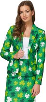 Suitmeister St Patrick's Day Clovers - Dames Pak met Rok - St. Pat's - Groen - Maat XL