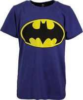 DC Comics Batman Logo Kinder T-Shirt Blauw/Zwart/Geel