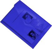 EXXO-HFP #90926 - A7 Documentenmap - Landschap model - Klitsluiting - Blauw - 10 stuks (1 pak @ 10 stuks)