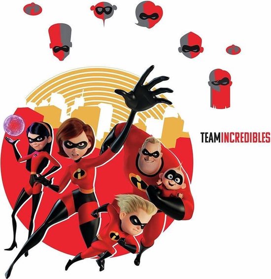 The Incredibles 2 Muursticker