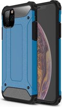 Apple IPhone 11 Pro Max Hoesje Shock Proof Hybride Back Cover Blauw