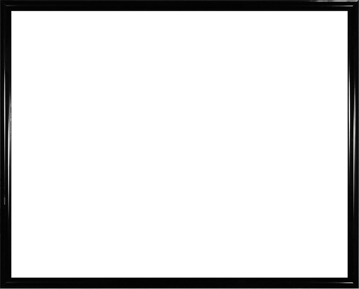 Homedecoration Biggy – Fotolijst – Fotomaat – 20 x 72 cm – Kunststof – Hoogglans zwart
