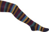 Bonnie Doon  - Kinderen - Maillots  - Colourful Stripe Tights  - Donker Blauw/Light Navy/Purple Ash - Maat 104-110