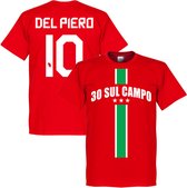30 Sul Campo Del Piero T-shirt - Rood - XL