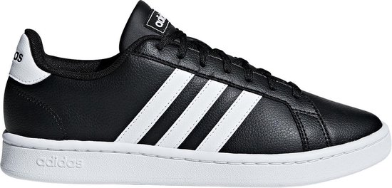 Adidas - Grand Court - Dames sneakers - Zwart - Maat 38 | bol.com