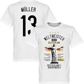 Duitsland Road To Victory Müller T-Shirt - L